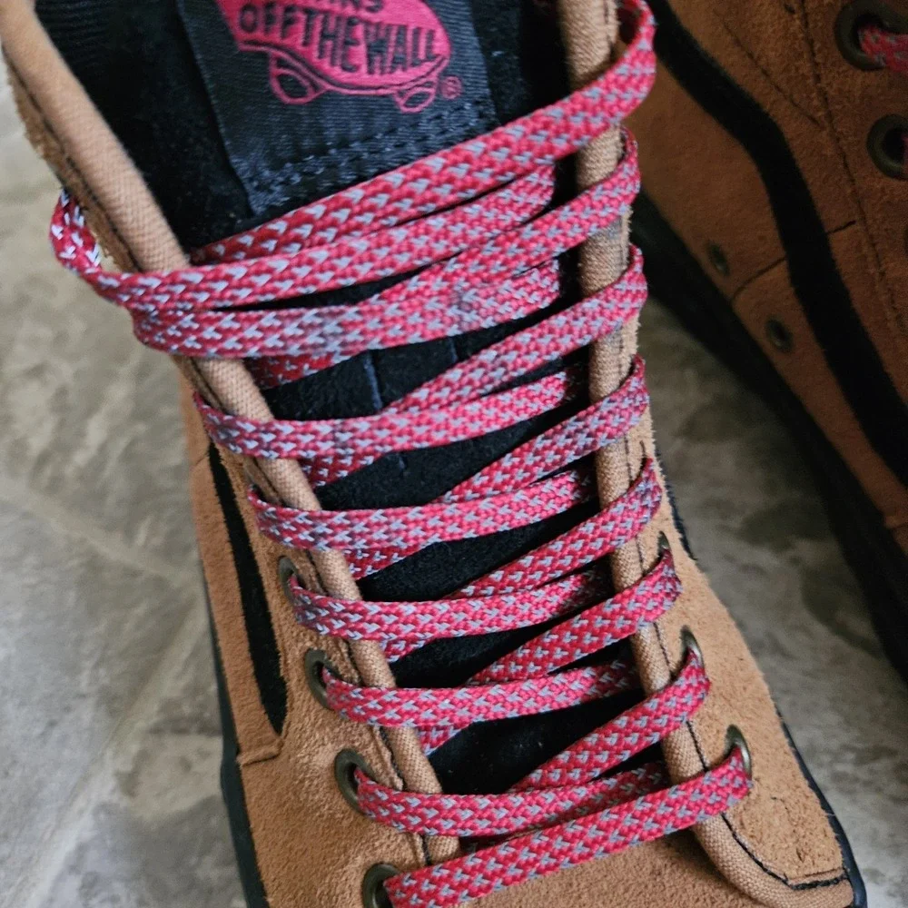 Vans Off The Wall Sentry‎ SK8-Hi Hiker Shoe Suede Brown/black men's 6 womens 7.5 - Picture 4 of 9